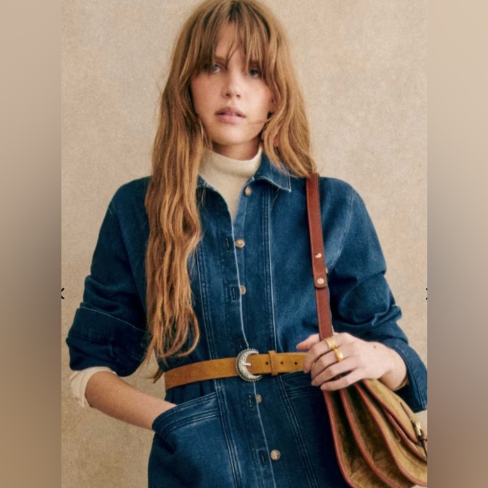 VINTAGE DENIM Shirtdress (Imported)